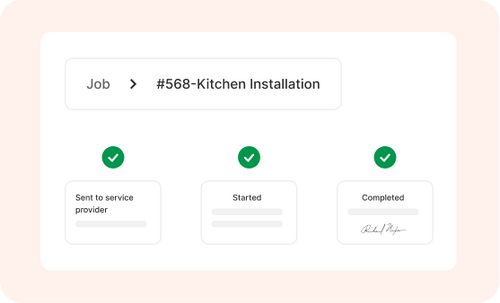 Mobile Work Order Management screenshot
