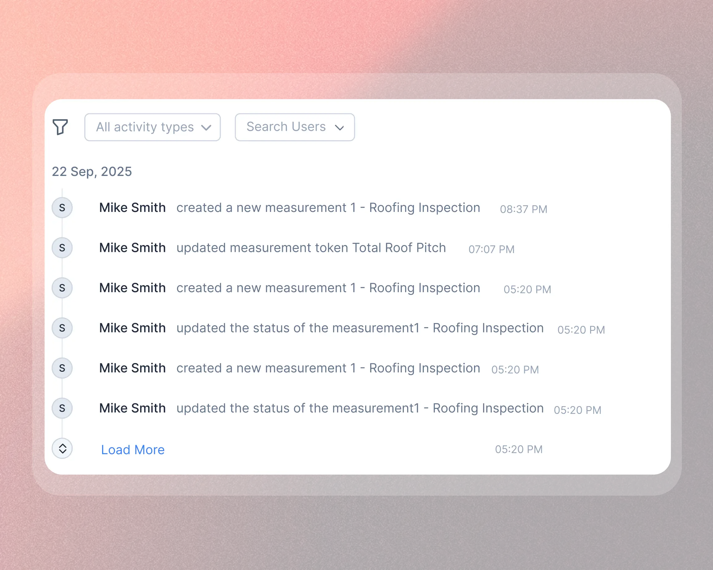 Two-way sync interface showing job gallery and status updates