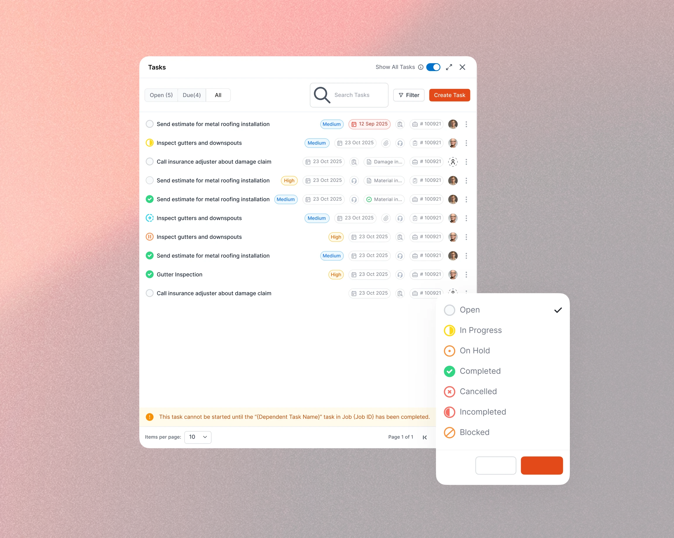 zuper tasks