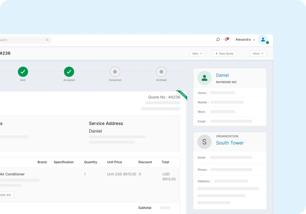 Work order management