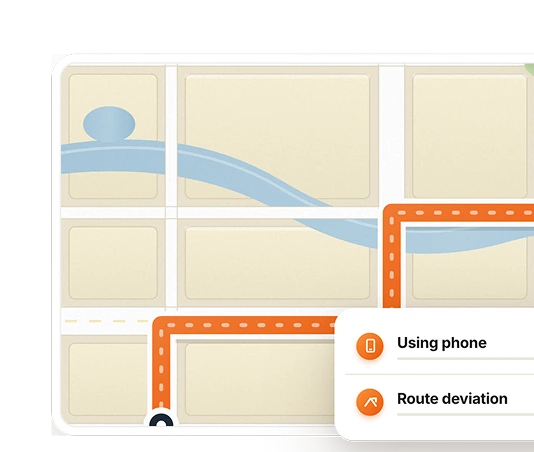 Zuper Fleet routing map