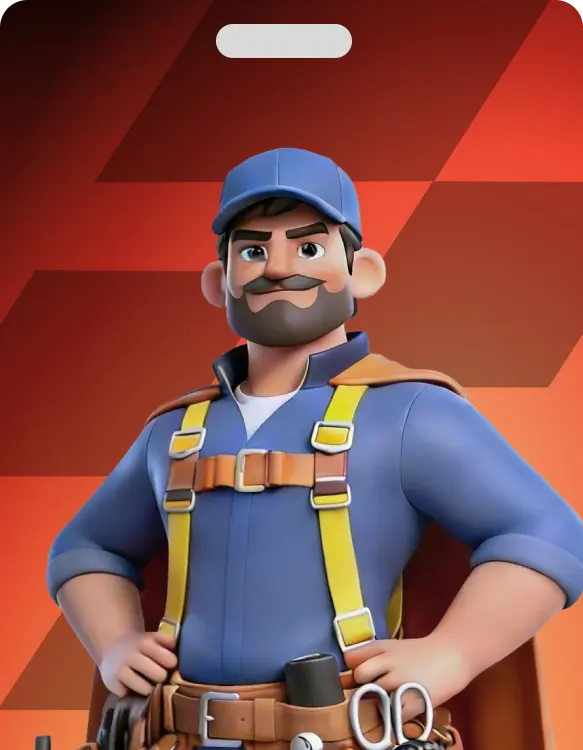 Zuper Field Agent character